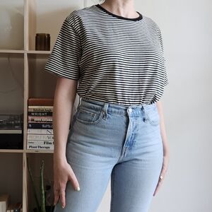 vintage lizsport stripe 90s y2k grunge boho goth whimsigoth indie urban tee top